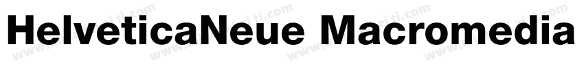 HelveticaNeue Macromedia Fontograph字体转换